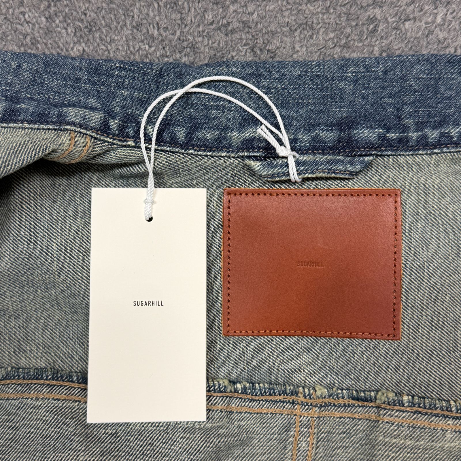 参考上代82500円 未使用品 SUGARHILL 24AW CAGED DENIM JACKET 