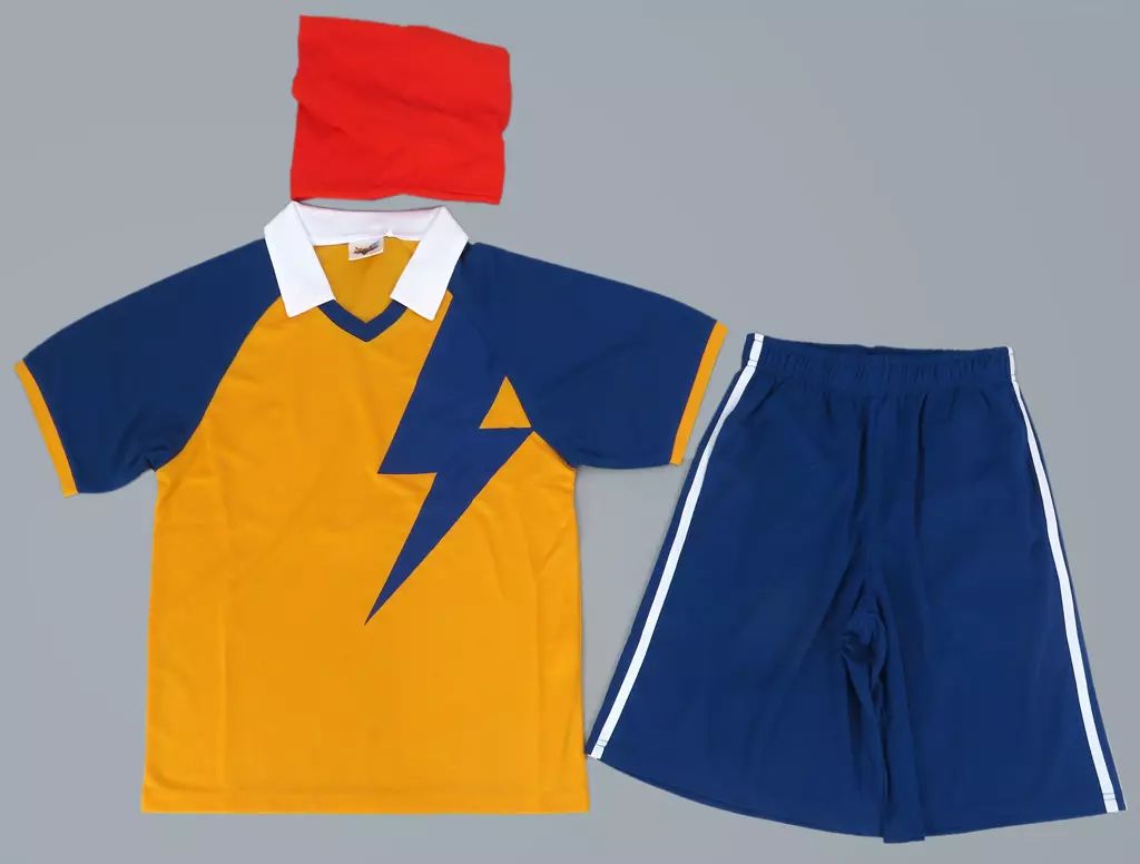 中古】衣料雑貨 円堂ハルver. 雷門中ユニフォーム上下＋バンダナセット