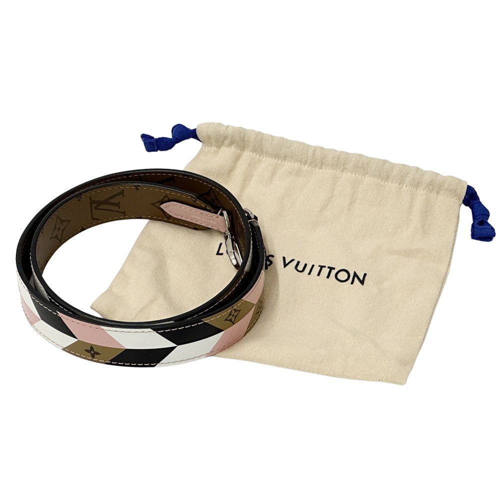 ルイ・ヴィトン LOUIS VUITTON ストラップ ブラウン モノグラム  