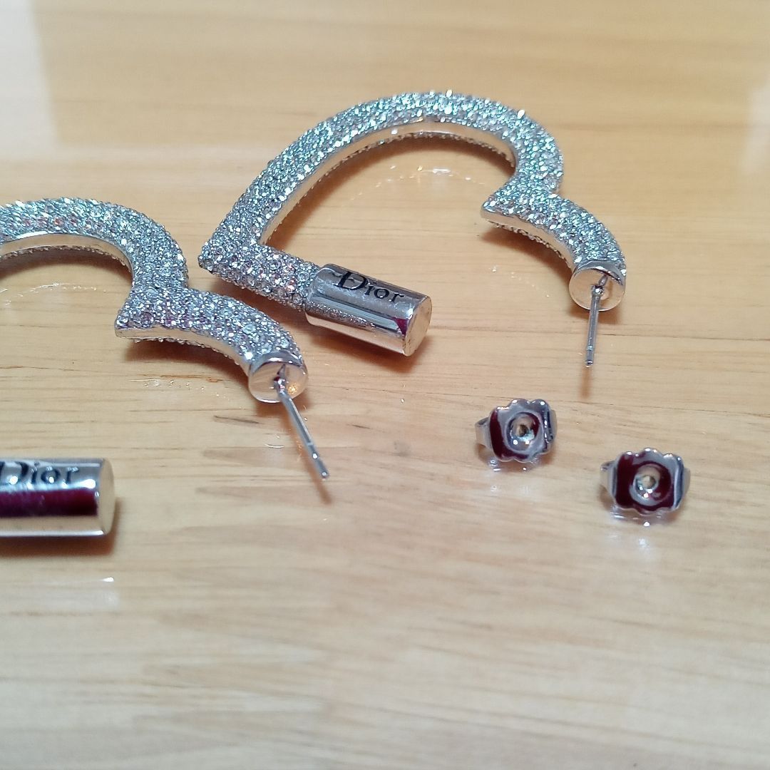 Dior ディオール ハートフープピアス Christian Dior(クリスチャン