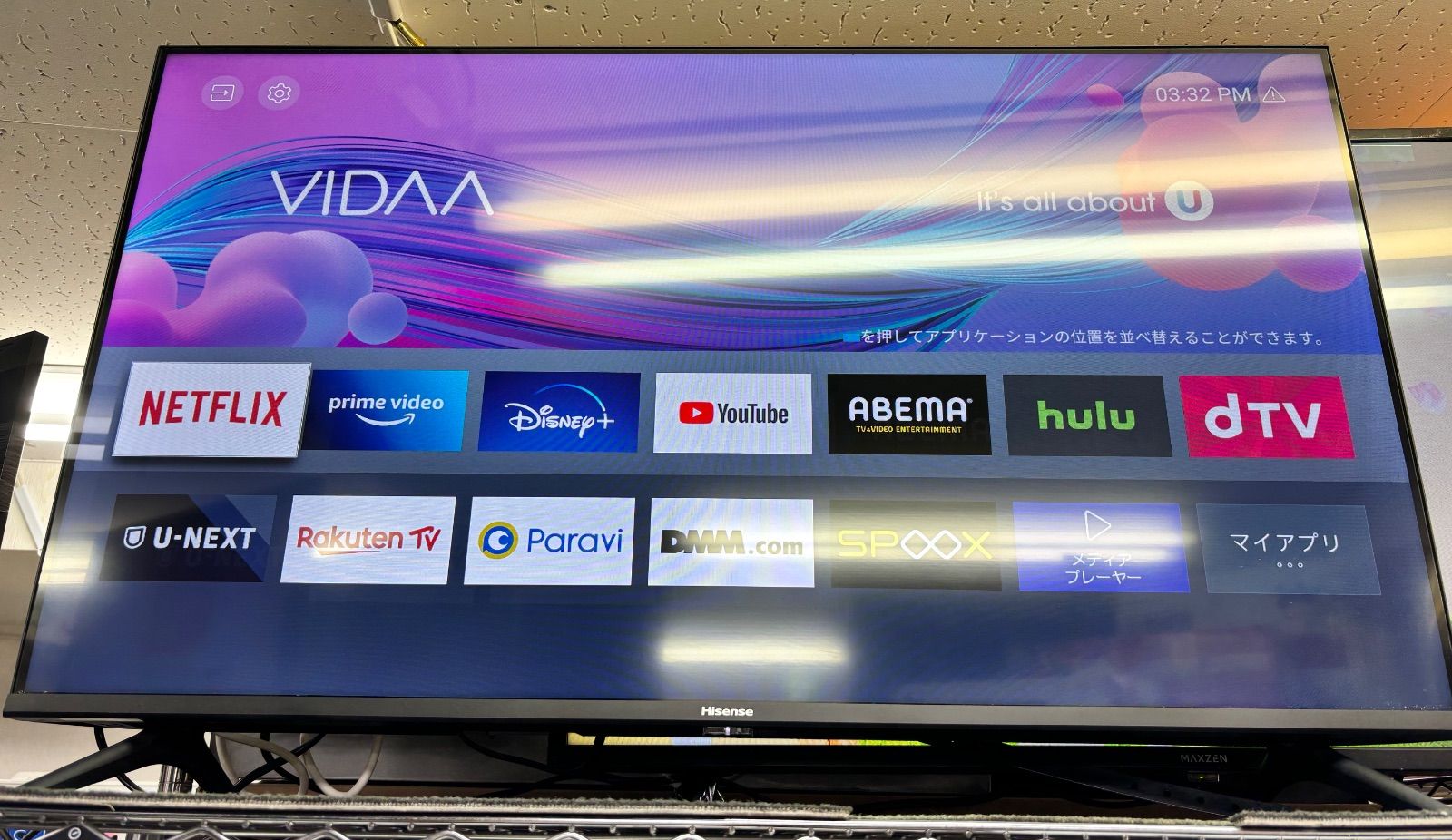 ◆Hisense スマートTV 40inch 40A40H