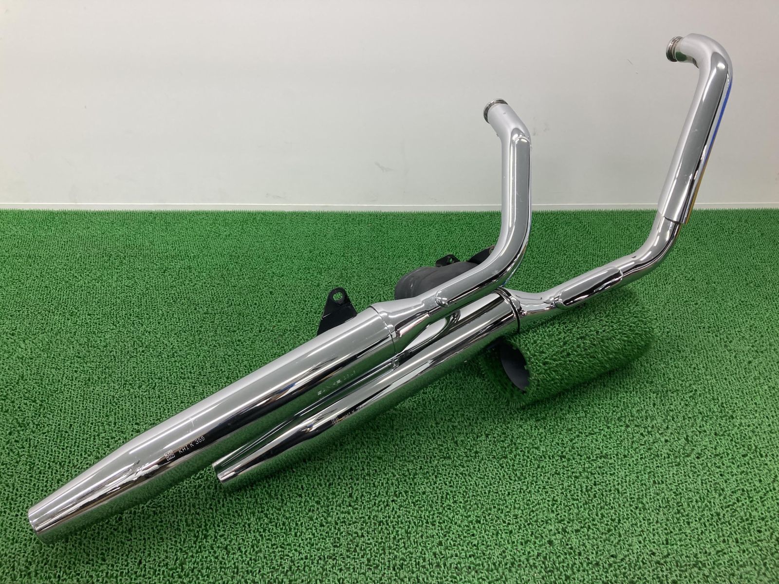 バルカン1500クラシック マフラー K355 カワサキ 純正 中古 バイク 部品 VNT50D フルエキ コケキズ無し 品薄 希少品 車検 Genuine
