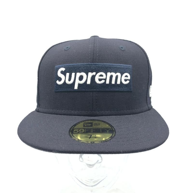 Supreme × New Era 20AW World Famous Box Logo サイズ7 1|4 ネイビー シュプリーム ニューエラ 17 240017723354