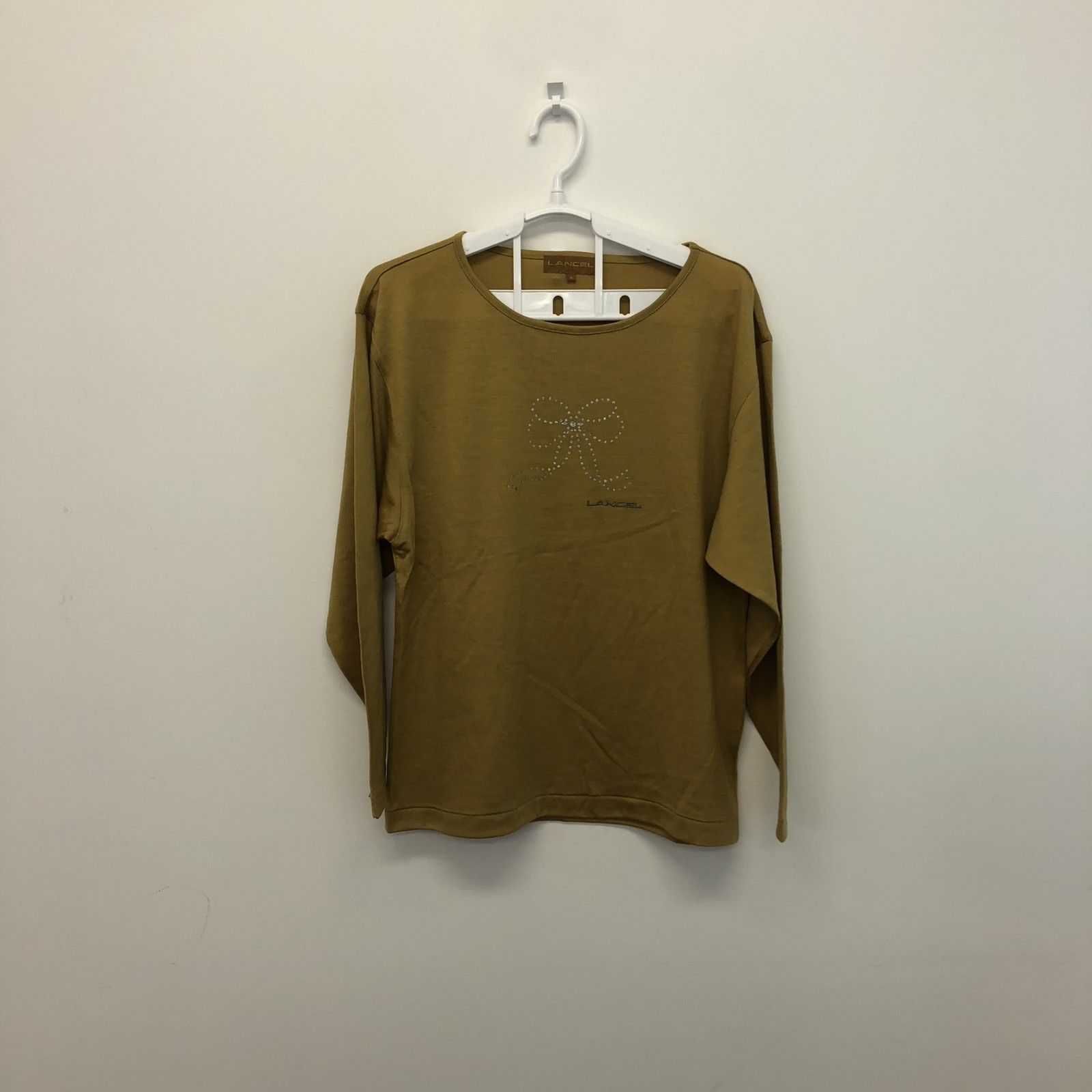 LANCEL ランセル トップス 長袖トップス 長袖Tシャツ M オリーブ
