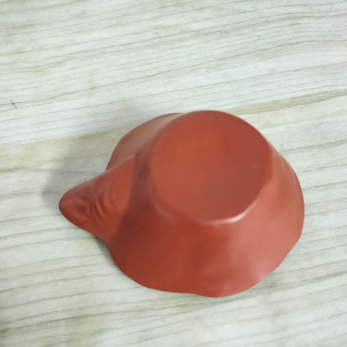 急須 宝瓶 常滑 木仙 蓮に蛙 茶器 煎茶道具 9.5x8x5.5cm 300056