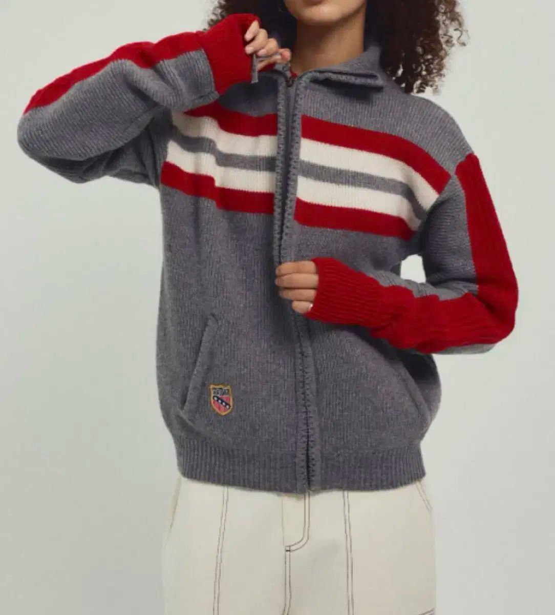 みなす ニット ジップアップ 定価 16 1万ウォン