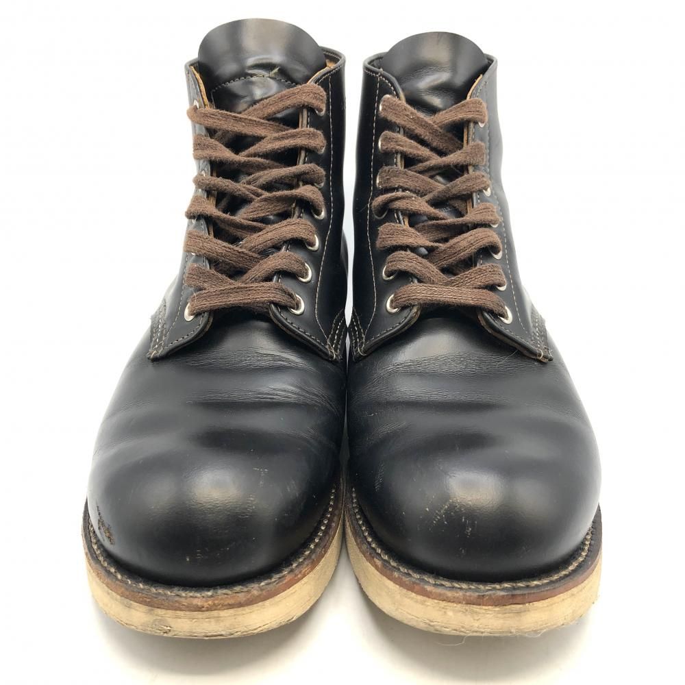 【中古】RED WING 9870 アイリッシュセッター 復刻犬タグ サイズ8 1/2D ブラック ブーツ レッドウィング[17]