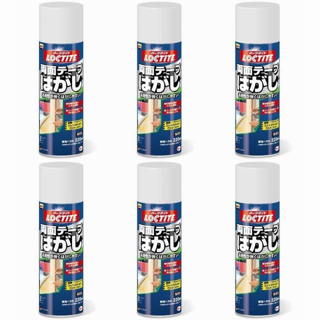 ＬＯＣＴＩＴＥ 両面テープはがし ２２０ｍｌ 6個セット