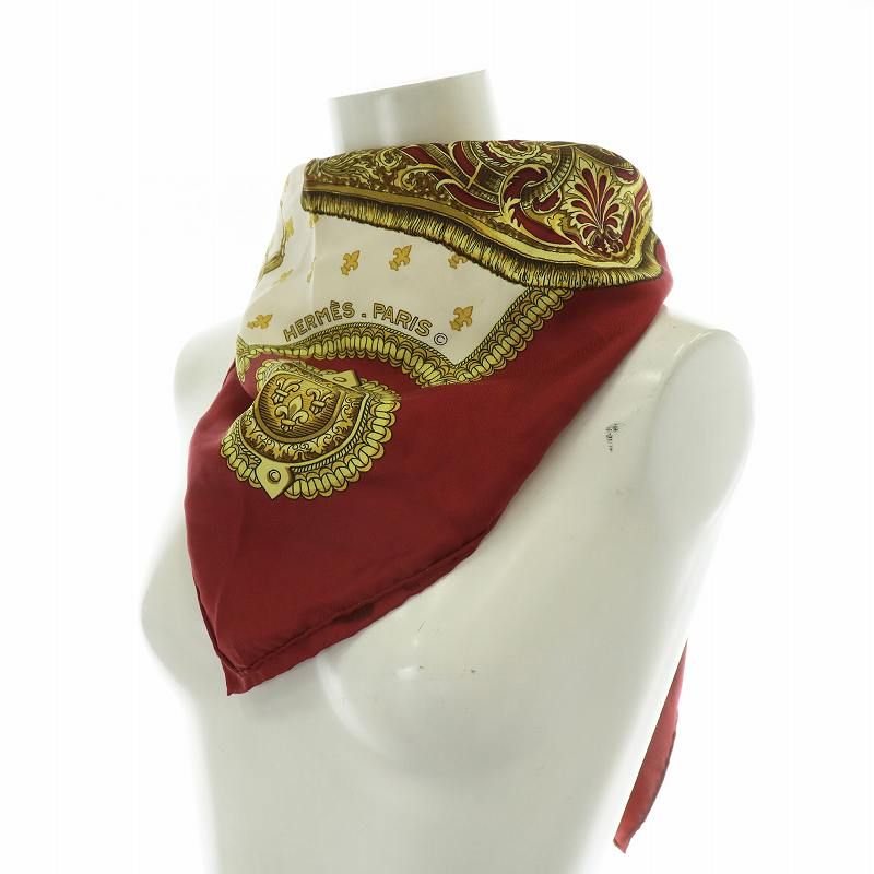 希少✨️ エルメス HERMESスカーフ カレ90 SELLES A HOUSSE エルメス HERMES カレ90 SELLES A HOUSSE カバーへの腰かけ