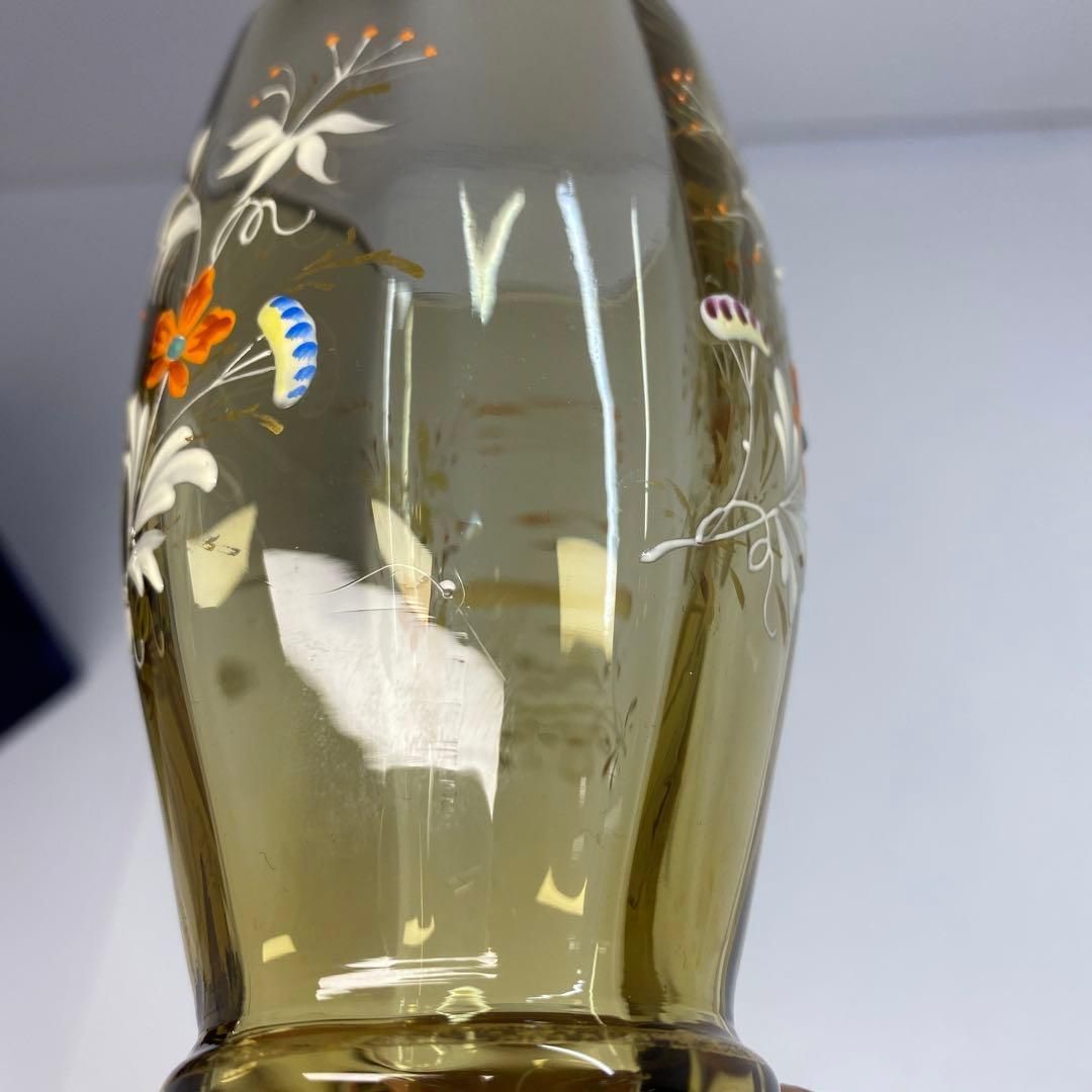 19世紀フランス　エナメル彩グラス　ケース付　東Y6-0418☆1Fトヒオウ 19世紀フランス エナメル彩グラス ケース付 東Y6-0418☆1Fトヒオウ 19世紀