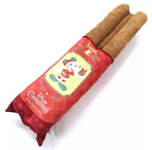 中古】クッション・抱き枕・本体 ミッキーマウス(チョコレートチュロス 