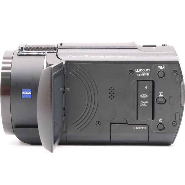  並品 SONY FDR AX 40 ブラック 4 K高画質ビデオカメラ 空間光学手ブレ補正搭載 高速AF 大容量バッテリー付属 運動会 旅行に最適 ビデオカメラ本体 ビデオカメラ