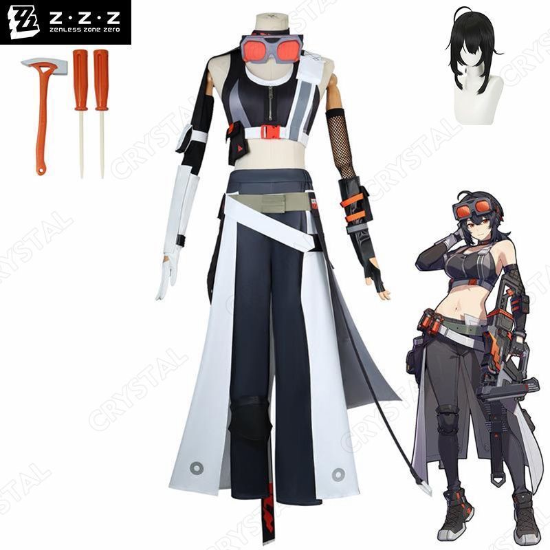 ゼンレスゾーンゼロ グレース ハワード コスプレ衣装 ウイッグ付き Zenless Zone Zero ヒロイン Grace Howard コスプレ衣装 ドレス コスチューム ハロウィン クリスマス 制服 大人 子供 cosplay イベント