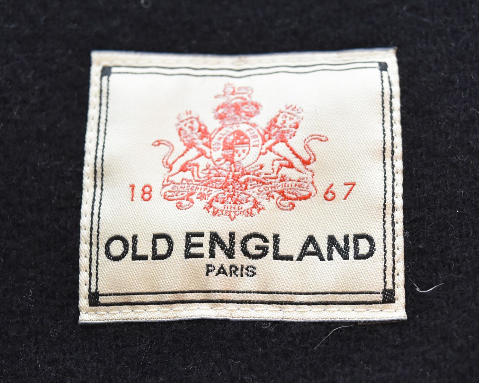 オールドイングランド OLD ENGLAND ダッフル コート ヘリンボーン