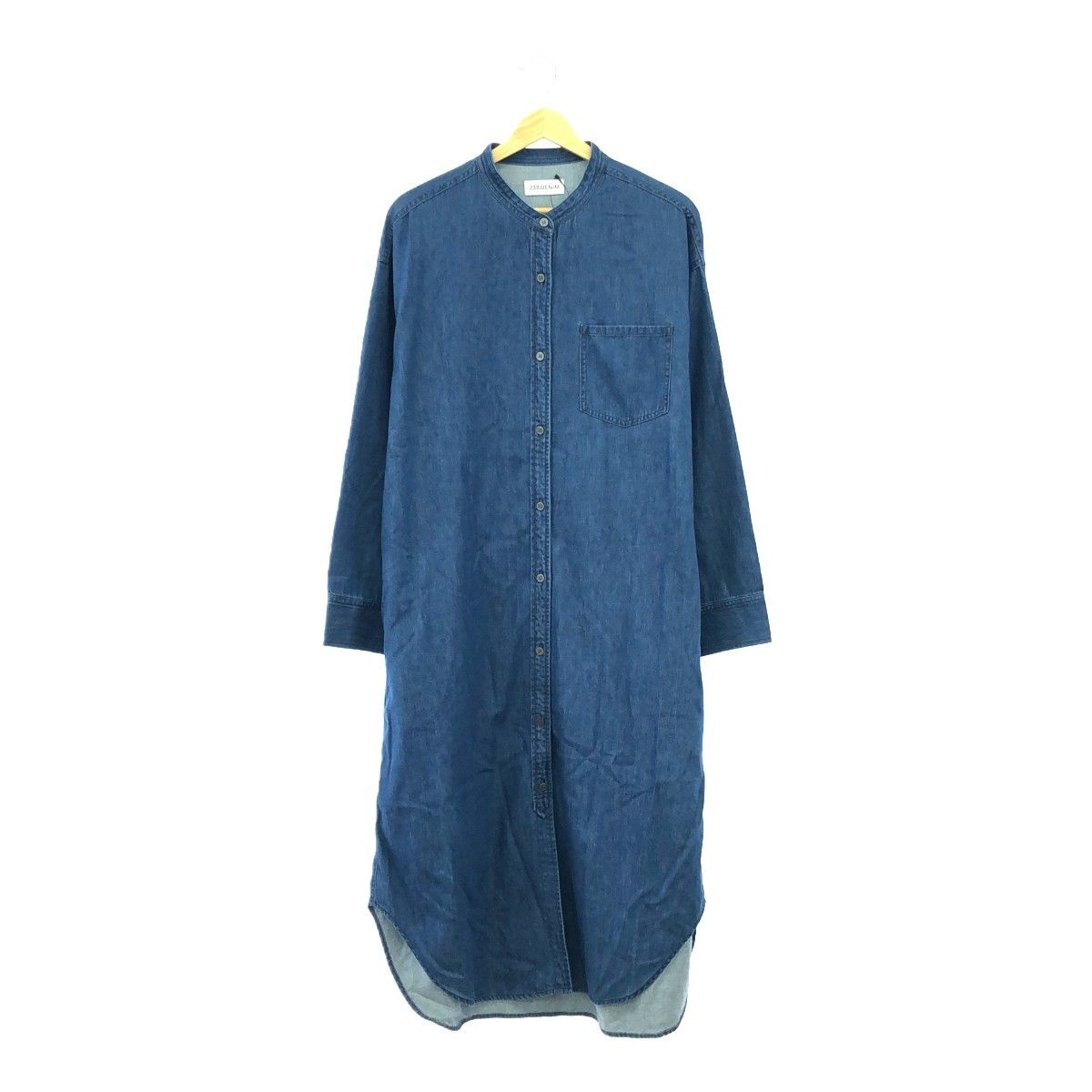 23区 DENIM 213-5 デニム シャツワンピース 長袖ワンピース ノー
