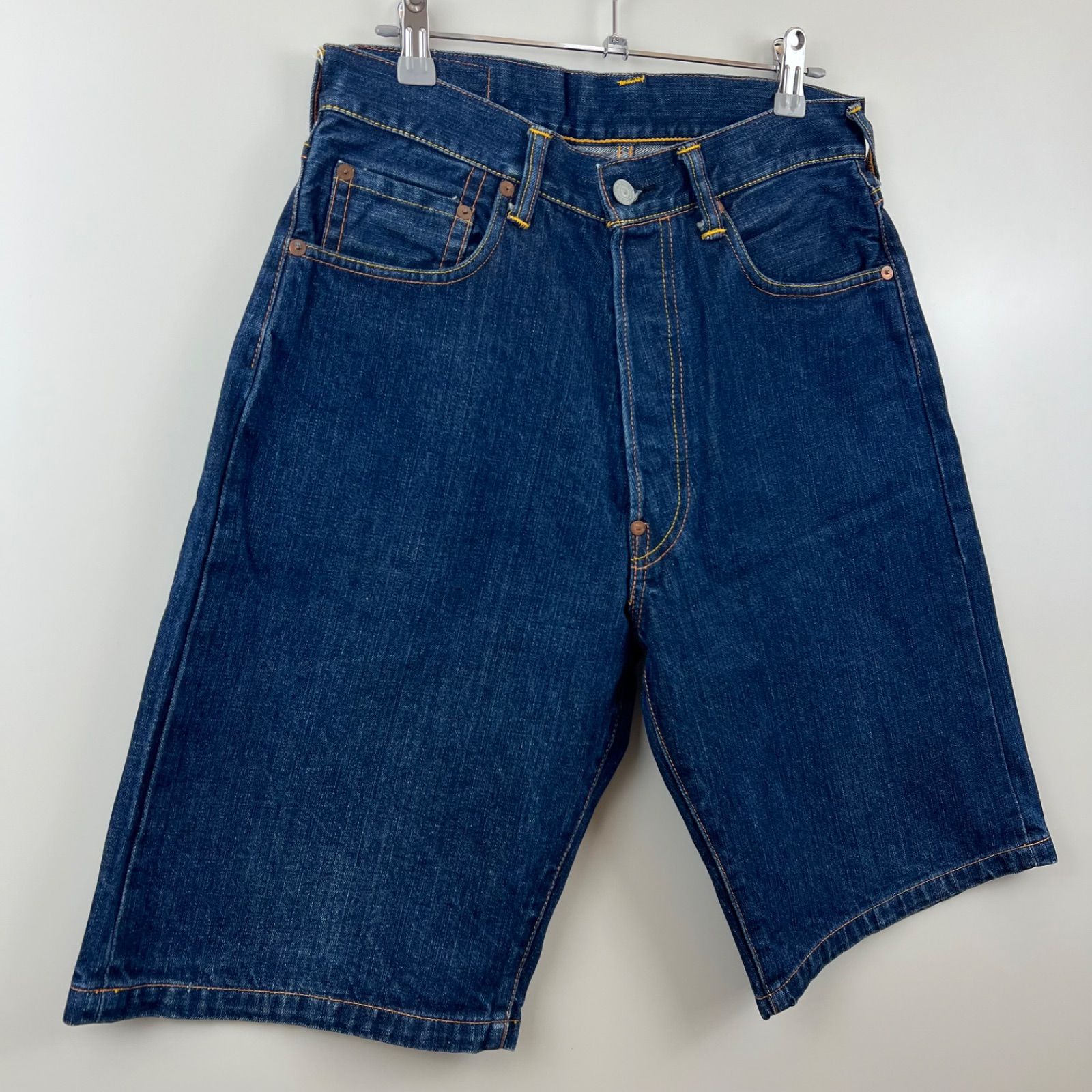 EVISU 2001 kamome half denim pants 32 エヴィス エビス デニム