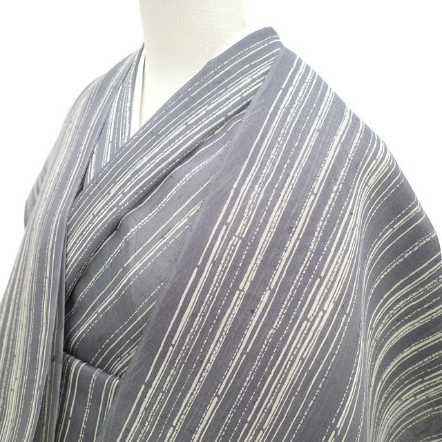 新古品】 夏物 着尺 着物 反物 夏芭蕉 別誂 天然繭 紗紬 正絹 伝統工芸