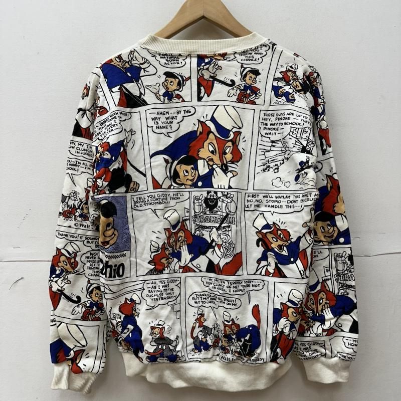 USED 古着 トレーナー 長袖 Disney VINTAGE ディズニー ピノキオ 