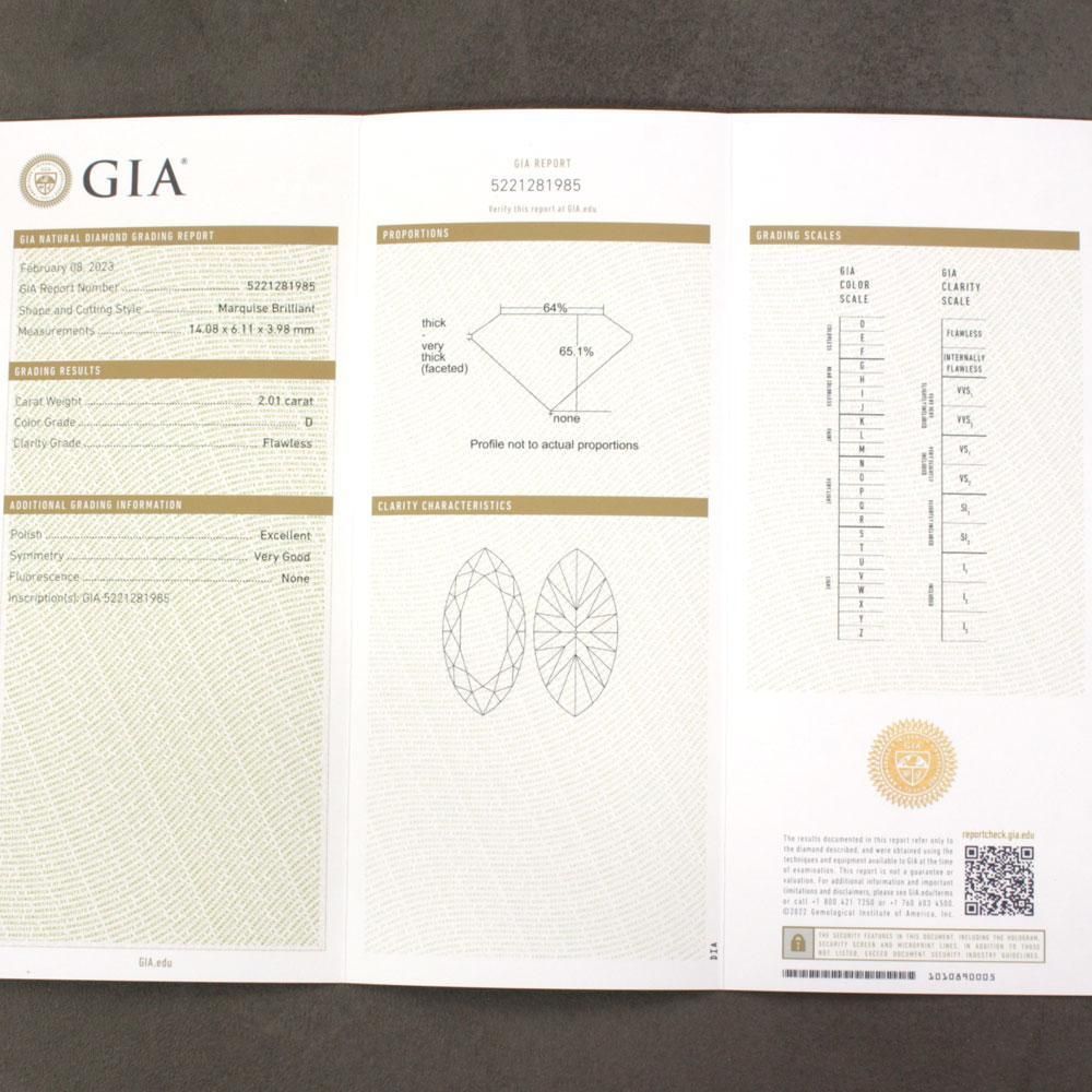 純粋無垢の超絶美！ GIA 2ct D FL type2a ダイヤモンド ルース - メルカリ