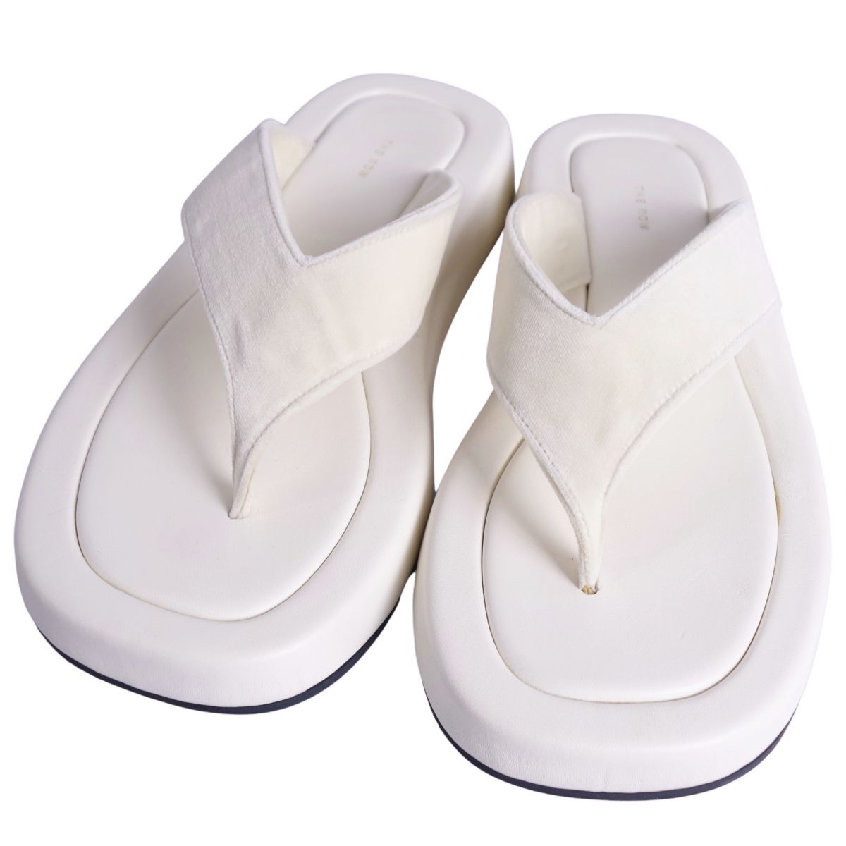 美品 ザ ロウ THE ROW サンダル ギンザ GINZA ベルベット シュー  
