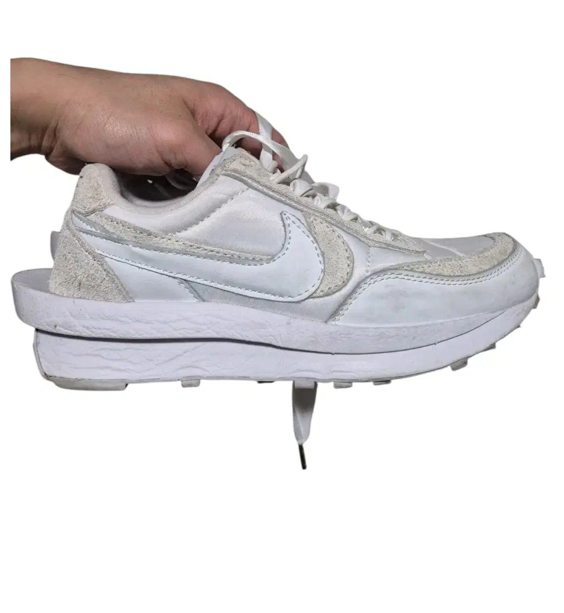 235 NIKE ナイキ sacai サカイ LD ワッフル ナイロン 白