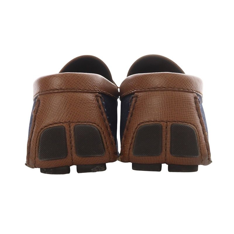 ルイヴィトン LOUIS VUITTON ドライビングシューズ スリッポン デニム  