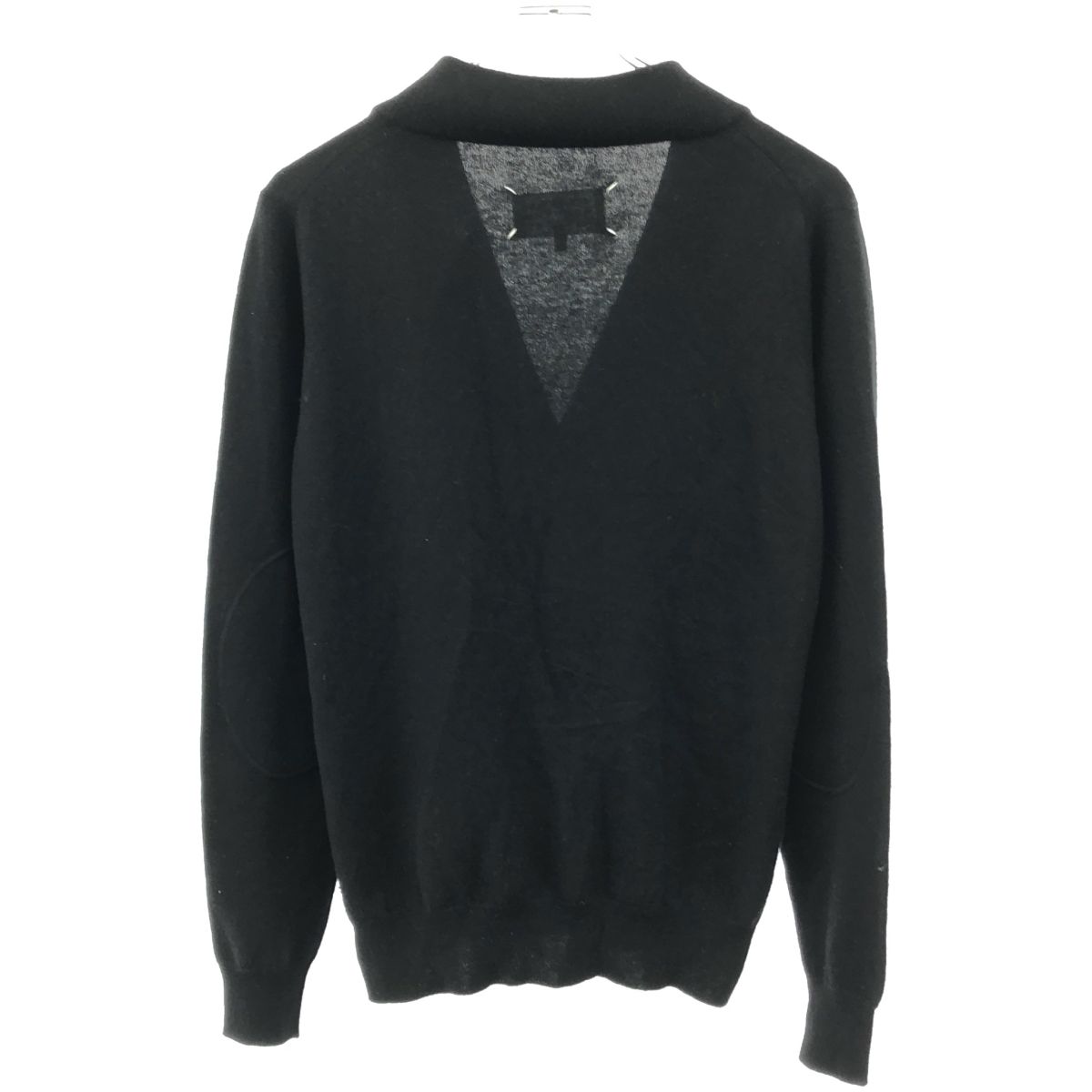 maison margiela 20AW エルボーパッチカーディガン Maison Margiela4 メゾン マルジェラ 20AW Mロゴ エルボーパッチ