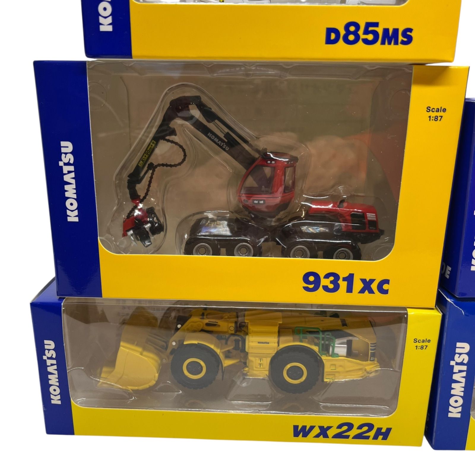 管33573】非売品☆コマツ ミニチュア 建機 5点セット 1/87 1/72
