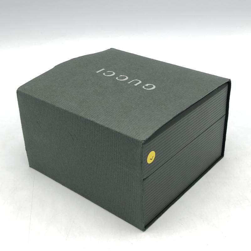 中古】GUCCI 2305L 腕時計 ブラック シルバーカラー スクエア