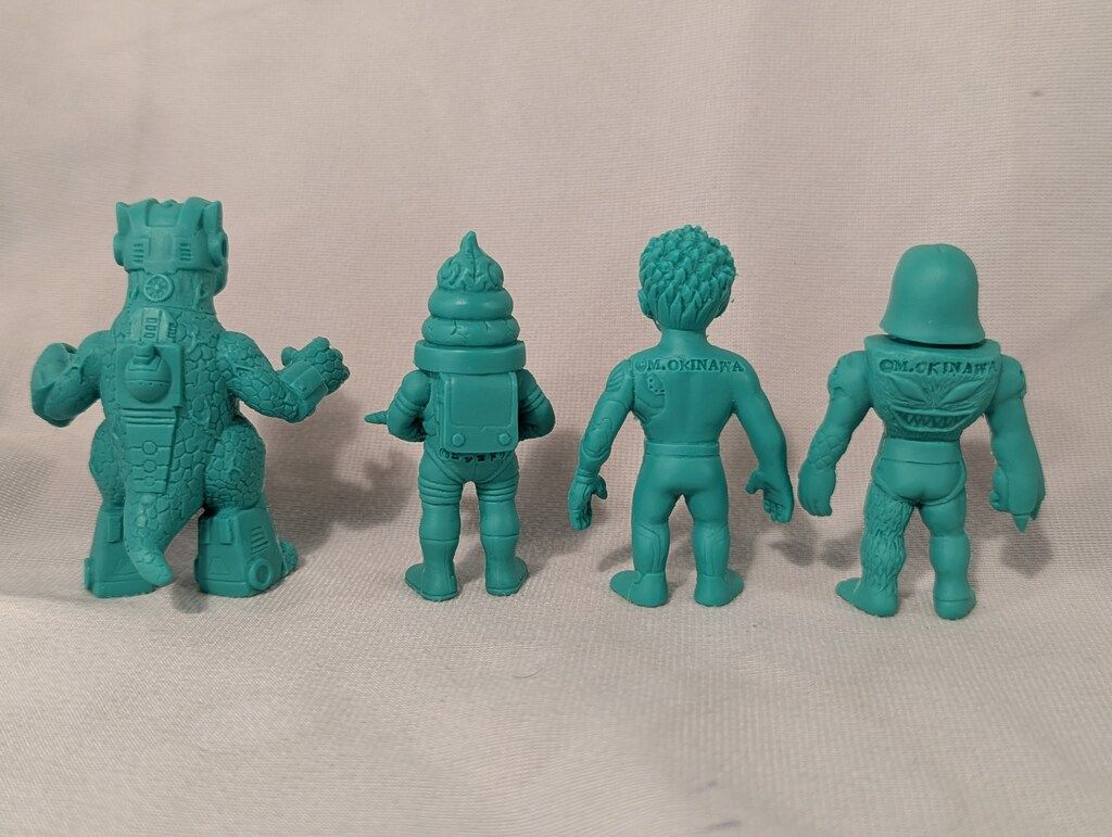 ゴッコ堂 ゴッ消し ワンダーバトル フィギュア バトルリングセット 緑