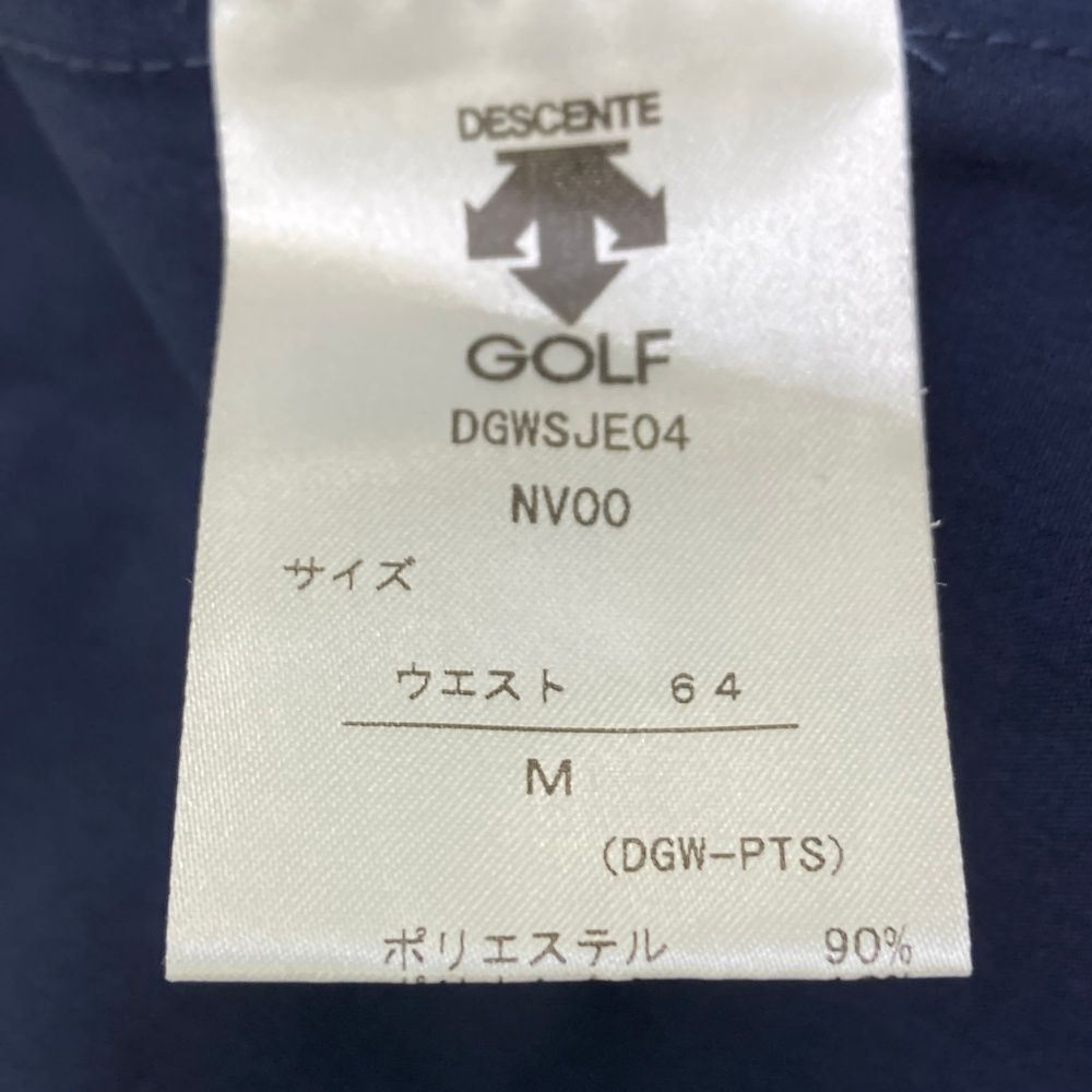 サイズ：M DESCENTE GOLF デサントゴルフ ストレッチ プリーツ