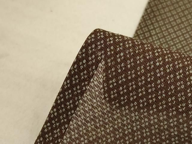 平和屋着物＊夏物 本塩沢 夏塩沢 絽 花菱文 証紙付き 正絹 逸品