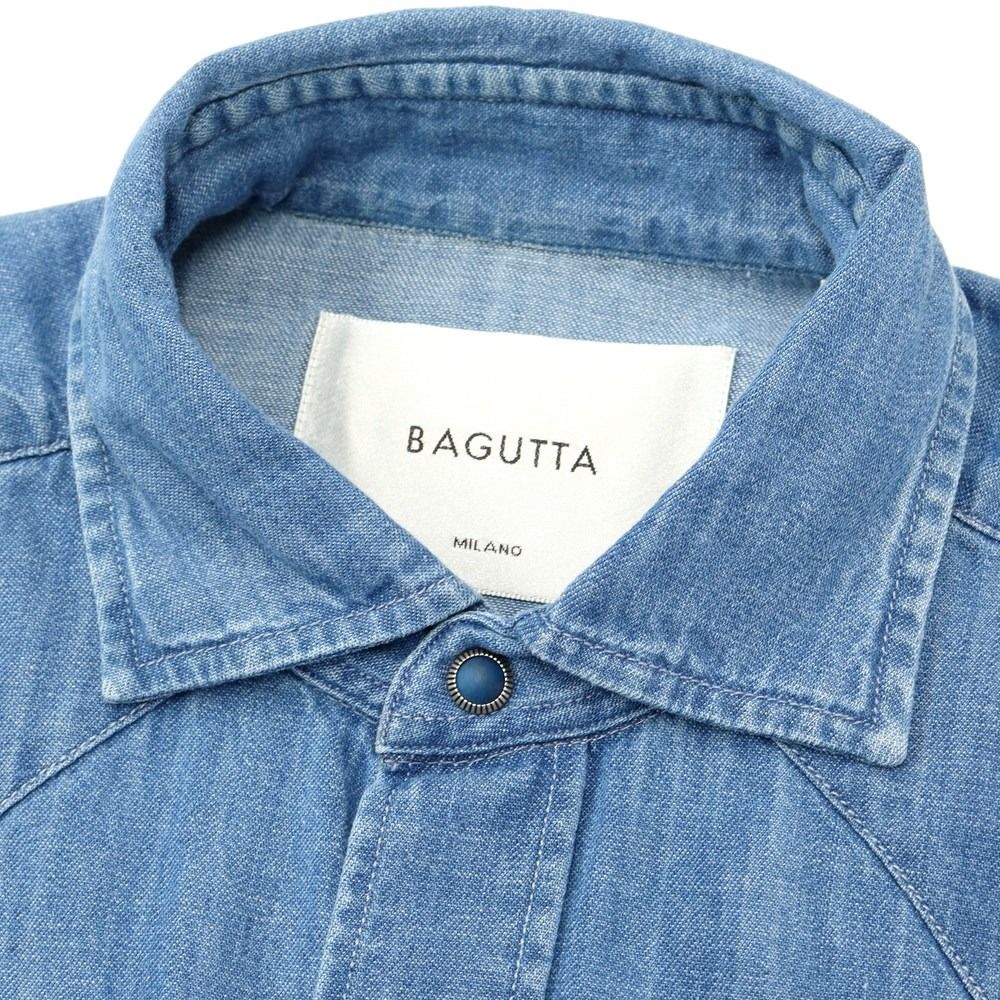 新品アウトレット】バグッタ Bagutta コットン デニム ウエスタン