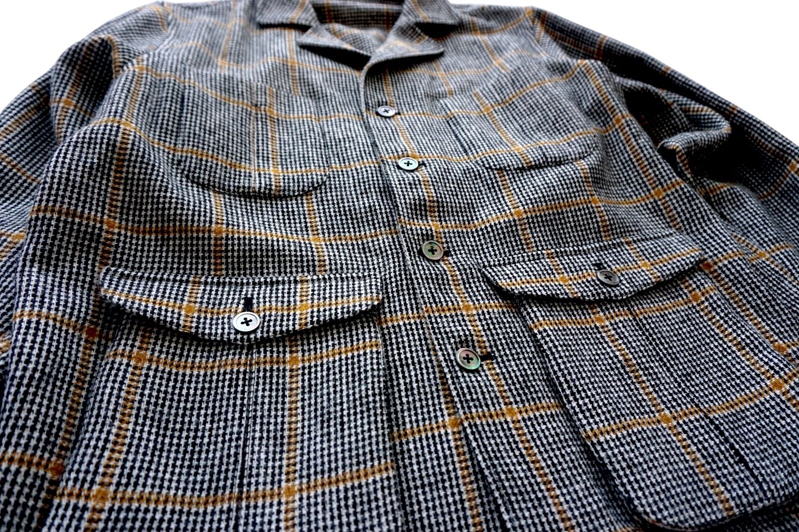 【美品25万】 五十嵐トラウザーズ サファリジャケット リネン 50 美品25万 五十嵐トラウザーズ サファリジャケット リネン 50