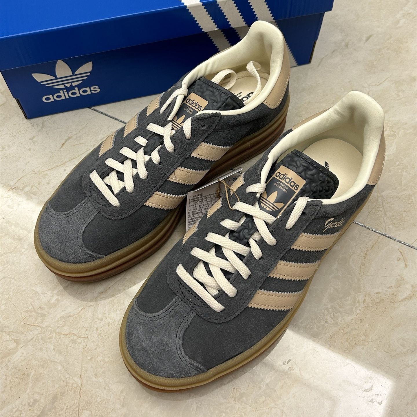 adidas originals Gazelle BOLD グレーブラウン adidas Gazelle Bold Shoes - Grey | Women's Lifestyle | adidas US