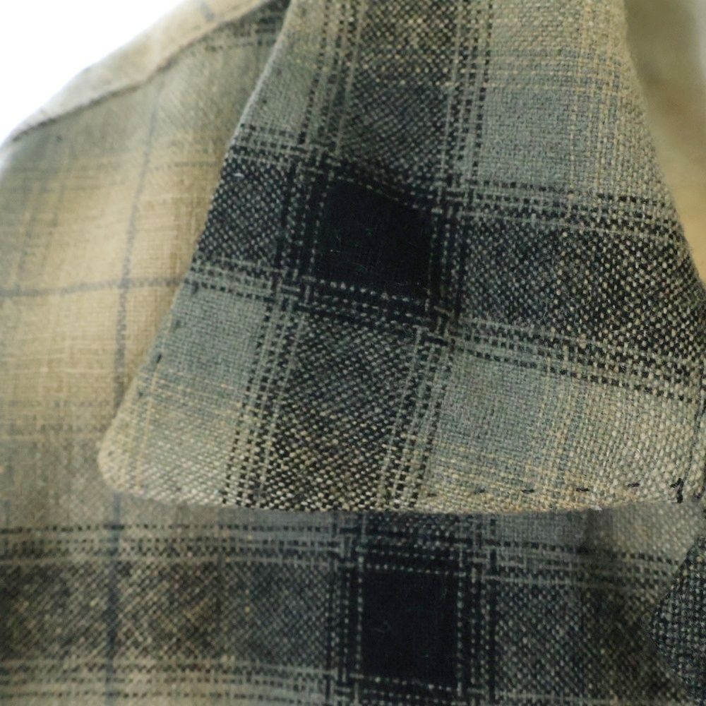 TENDERLOIN (テンダーロイン) 08AW T-WOOL SHT オンブレチェック