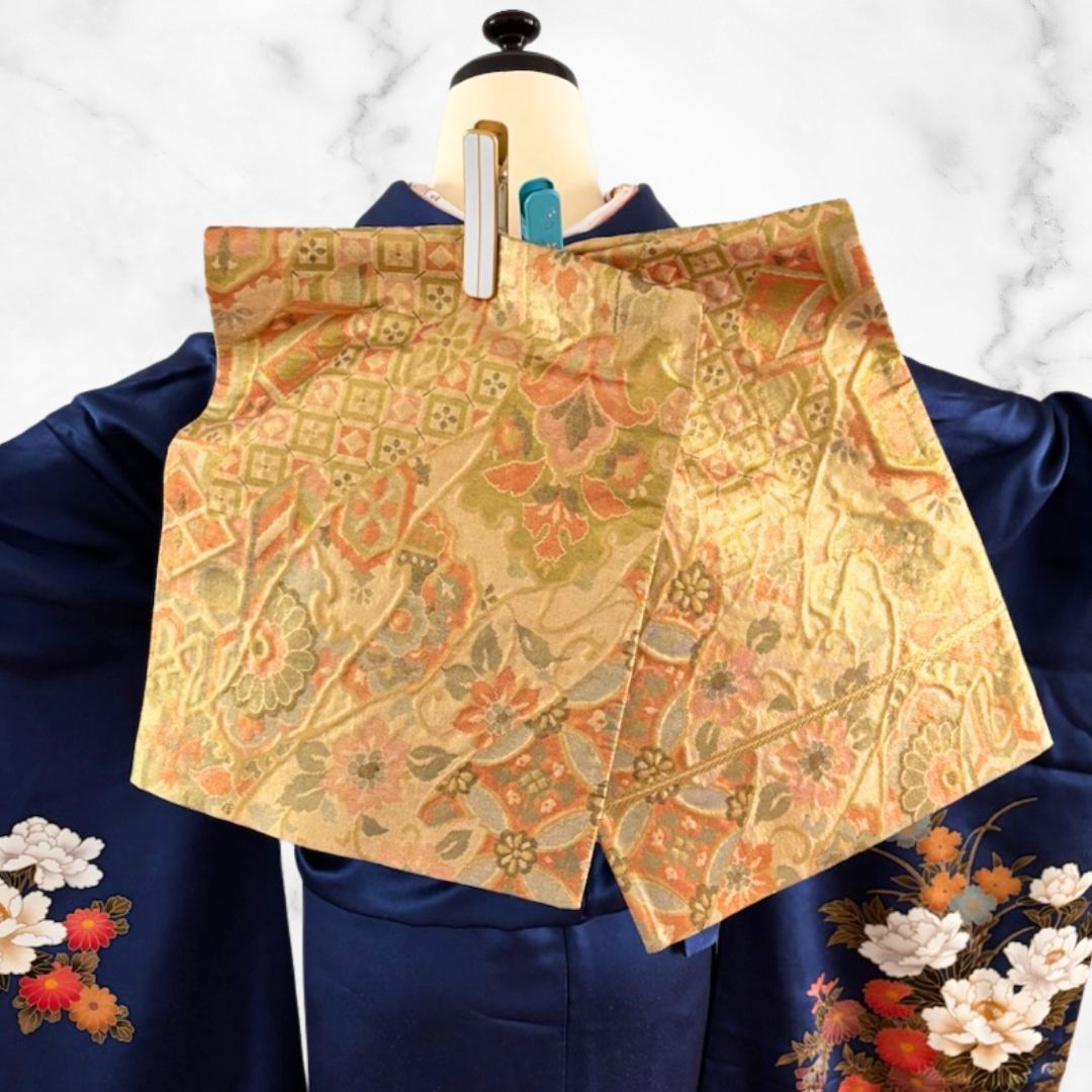 【トール】 振袖 フルセット 身丈172 裄68.5 紫 刺繍衿 金彩 成人式 kimonohiroba-you_y0101013396-