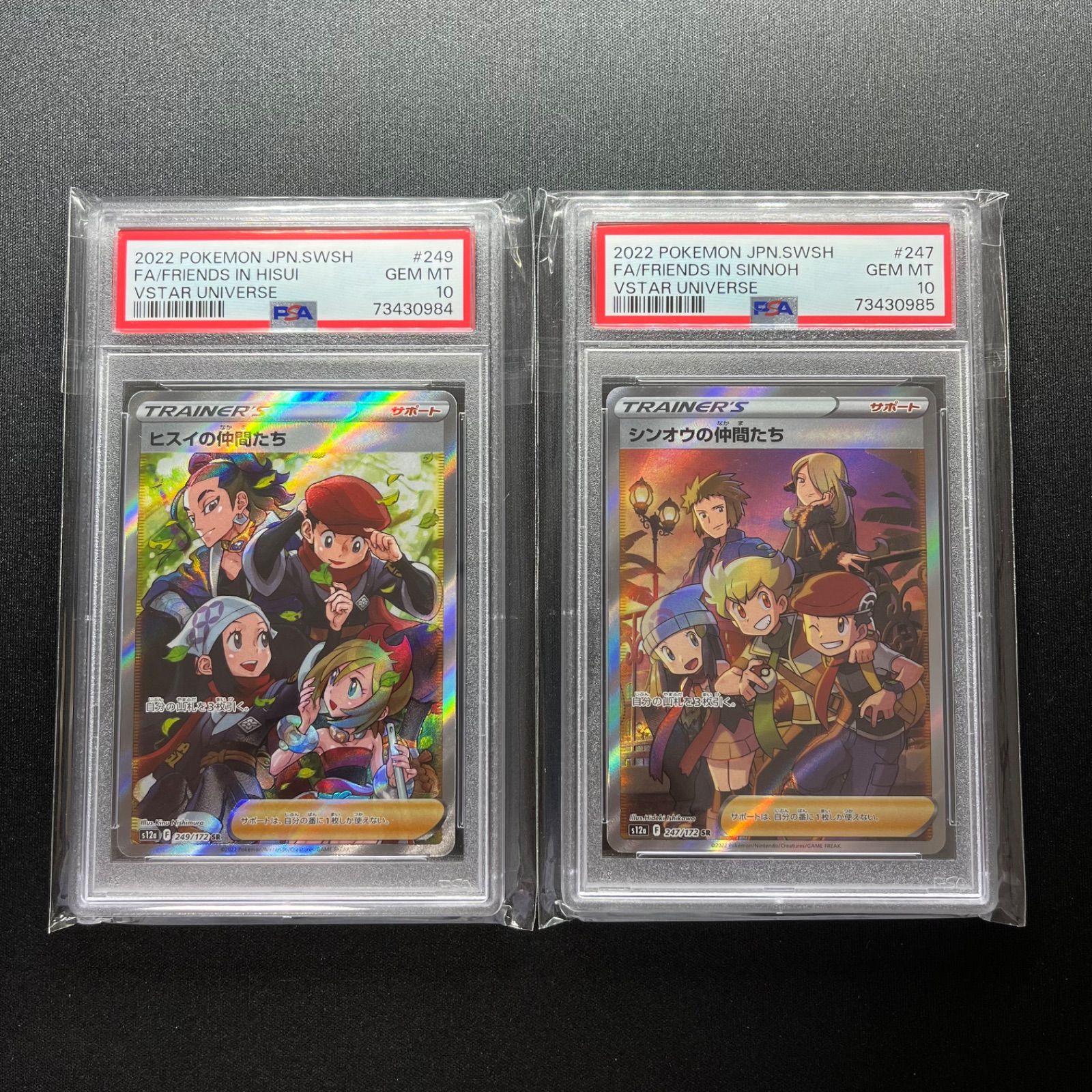 PSA10 連番 ヒスイの仲間たち シンオウの仲間たち SR ポケモンカード-