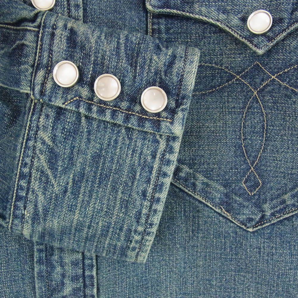 RRL ダブルアールエル MNRRWOV16820009400 インディゴ バッファロー