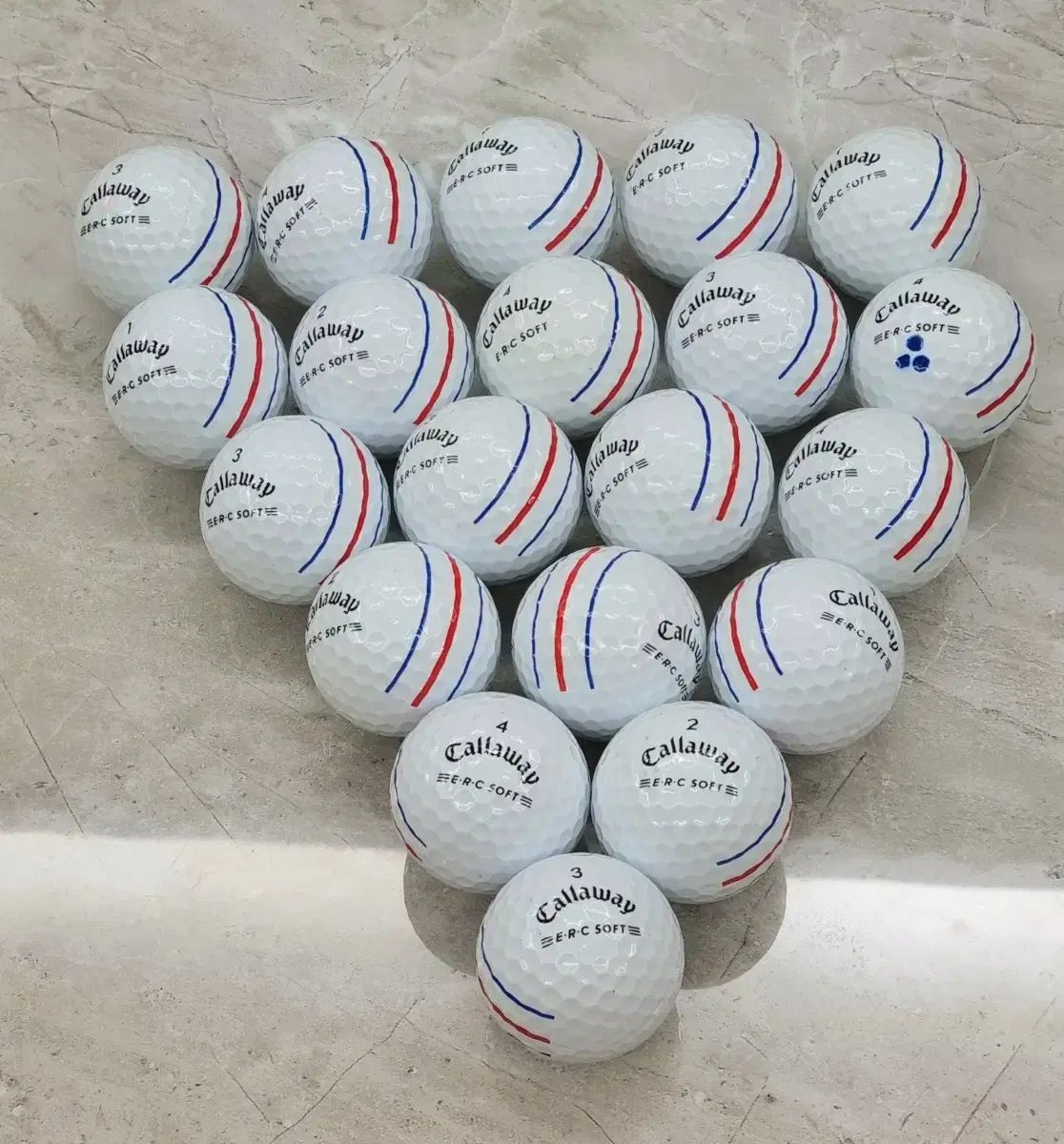 Callaway(キャロウェイ) トリプルトラック 3 平和 A +/ レベル 20 区 ゴルフボール ロストボール