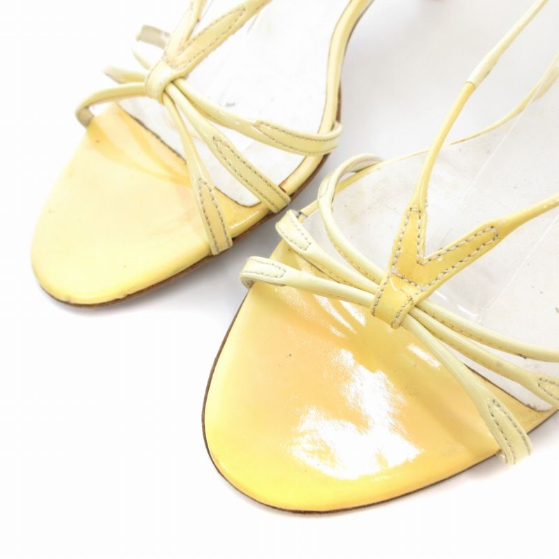 プラダ PRADA サンダル シューズ エナメルレザー ストラップ