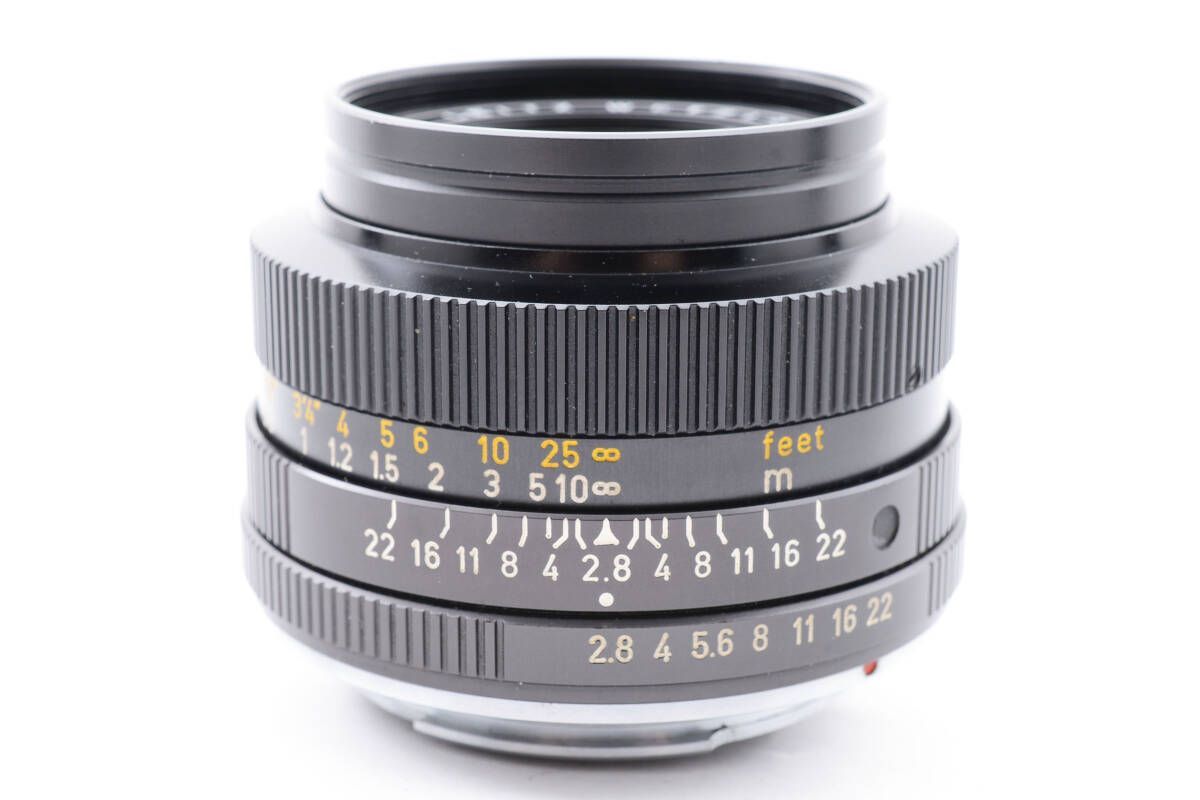 【美品】ライカ LEICA ELMARIT-R 35mm F2.8 【2カム】 オールドレンズ】コストパフォーマンスの優れたLeicaレンズ