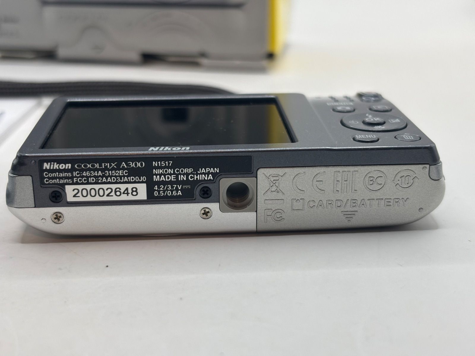 Nikon coolpix A300 Wi-Fi 動作確認済み 動作保証あり Nikon coolpix A300 WiFi搭載 シルバー ニコン