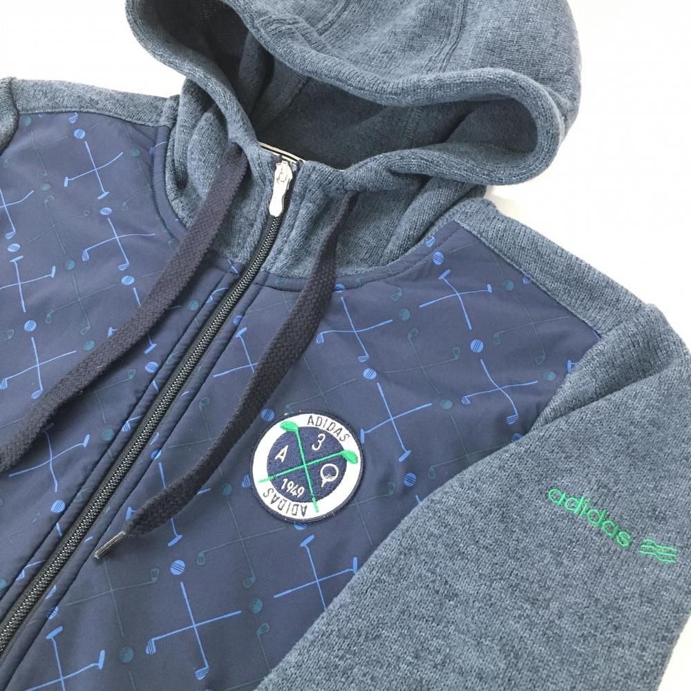 ☆SALE価格☆【超美品】アディダス ニットジップパーカー