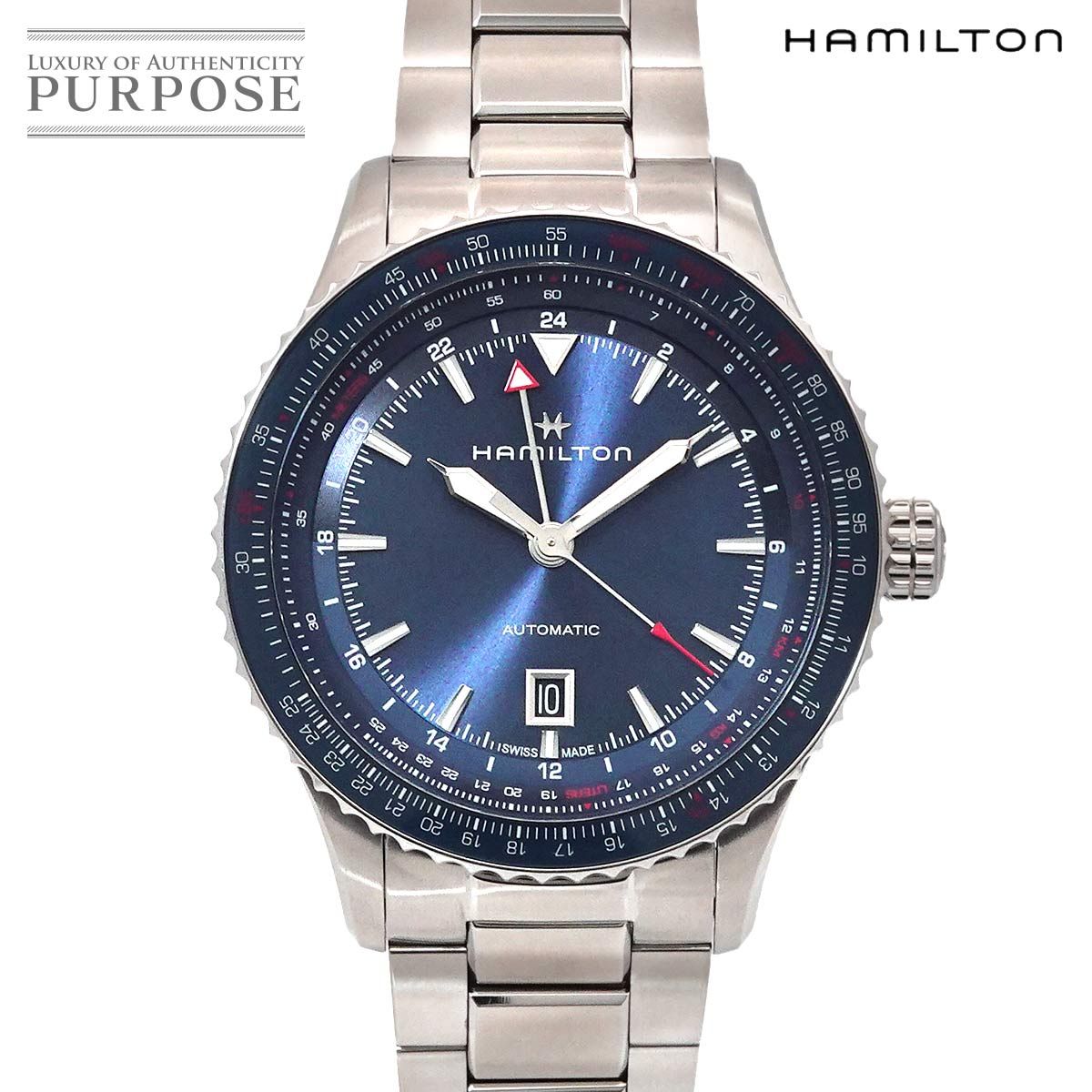 ハミルトン HAMILTON カーキ アビエーション コンバーター GMT H767150 