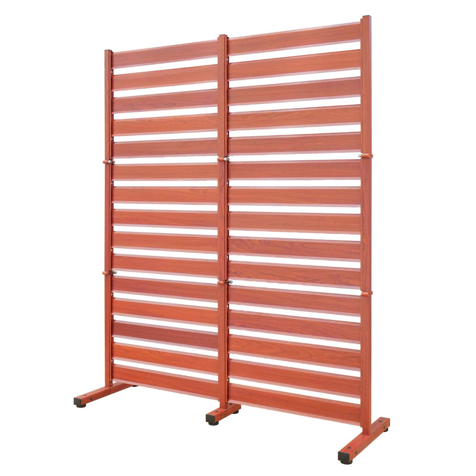 幅120cmx高さ150cm_木目調ブラウン ALMAX アルマックス オレフェンス