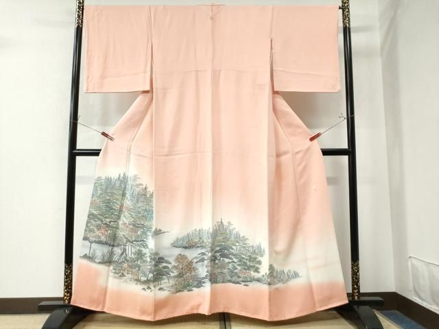 平和屋着物●豪華色留袖 寿光織 兼六園 暈し染め 正絹 CAAW8377yc