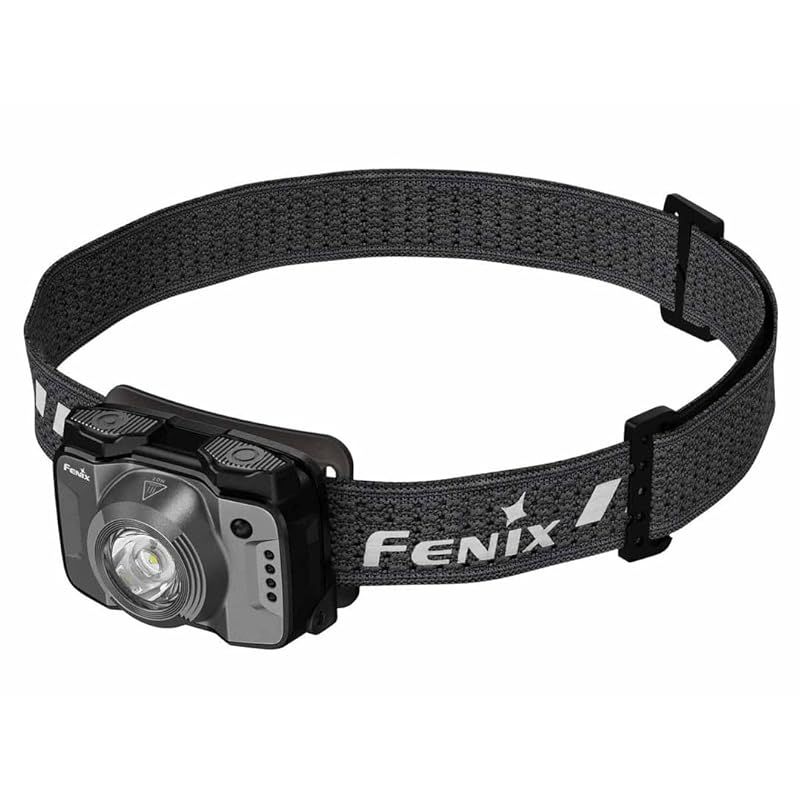 Fenix HL12R V2.0 ヘッドライト USB-C充電式 バッテリー内蔵 500ルーメン 軽量72.5g IP66防水 グレー 1