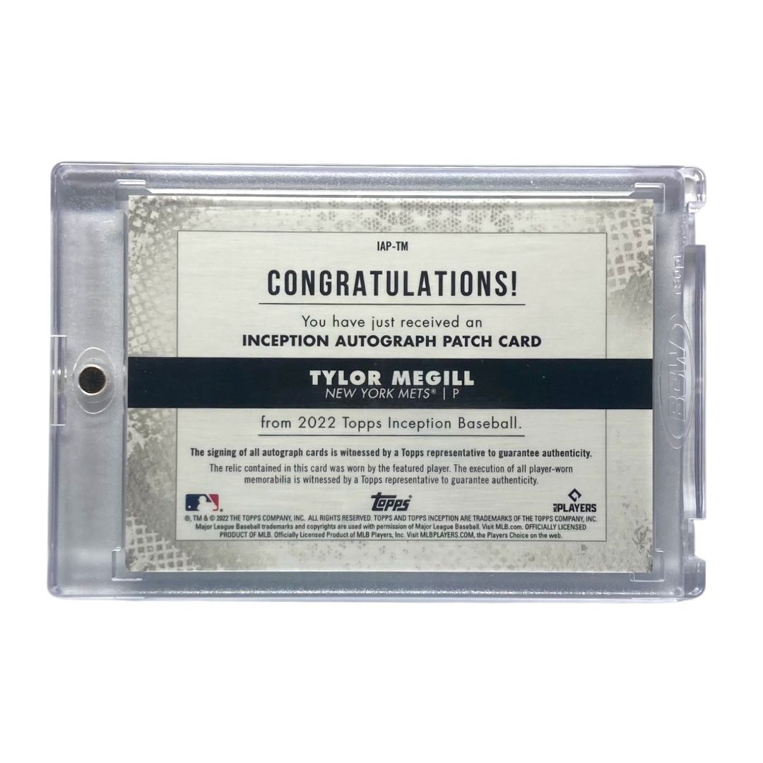 TOPPS MLBカード INCEPTION TYLOR MEGILL METS 23 50 IAP-TM IT2