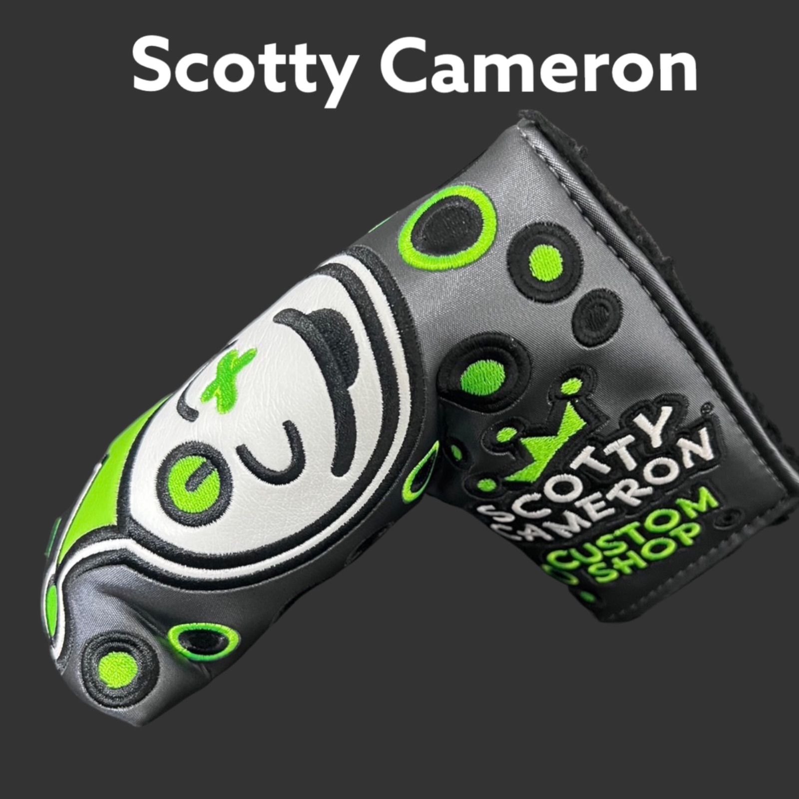 レア】 美品 Scotty Cameron パターカバー JACKPOT JOHNNY ピン型 custom shop スコッティキャメロン  ジャックポットジョニー カスタムショップ グレー 希少 限定 - メルカリ